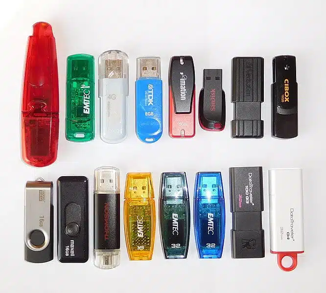 USB sticks jaren 90 opslag